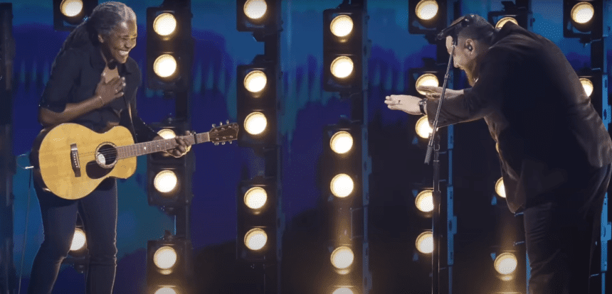 Tracy Chapman at the Grammys