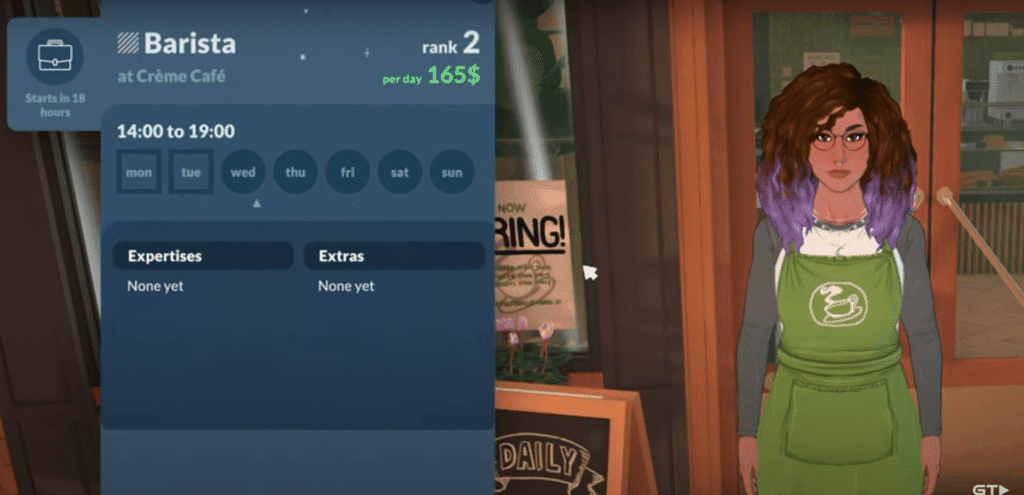 Life Simulator Paralives Barista