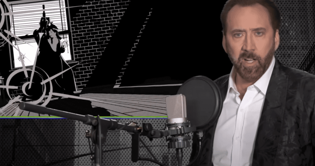 nicolas cage spider man noir live action