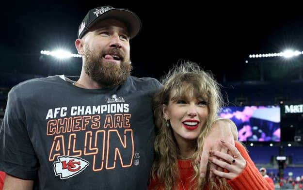Taylor Swift and Travis Kelce