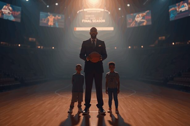 Chris Paul announcing the he would retire after 2025-26 season