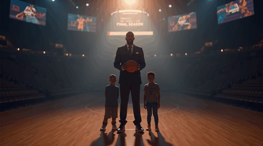 Chris Paul announcing the he would retire after 2025-26 season