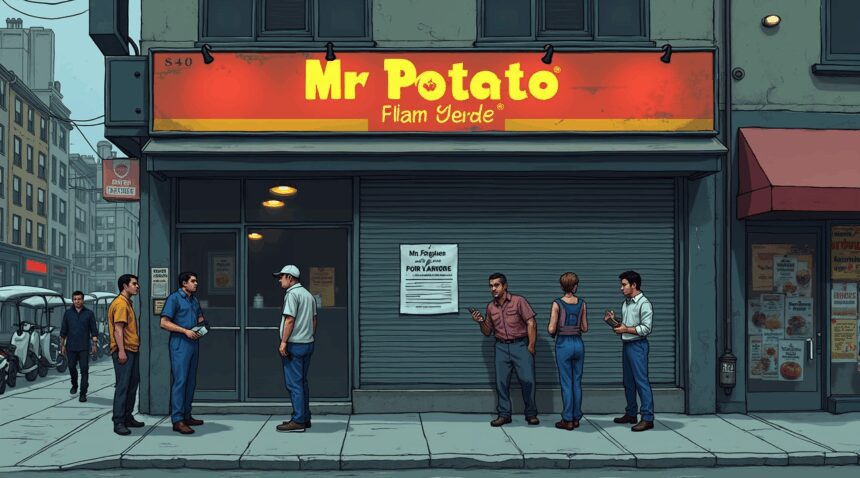 Fast food chain: Mr. Potato collapses