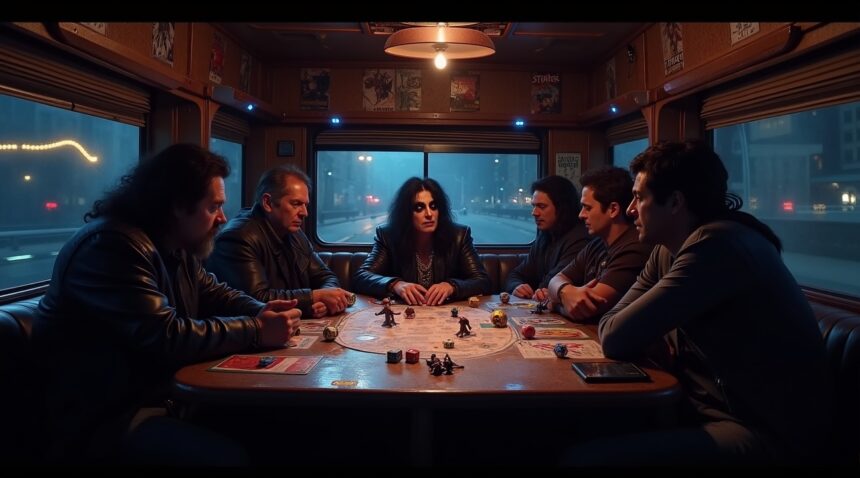 Knowing more about Alice Cooper playing Dungeons & Dragons with his band while on tour