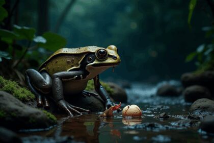 More about the rare hairy frog