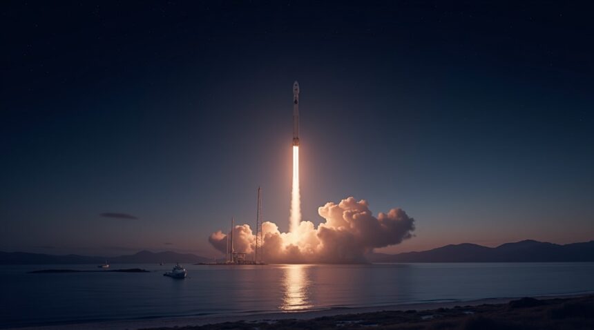 SpaceX launches 24 Starlink satellites into a polar orbit