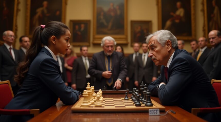 10-year-old beats chess grandmaster