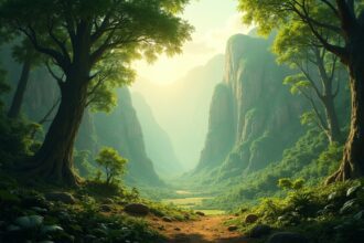 A hidden prehistoric forest has been discovered in Africa, containing giant plans that are millions of years old