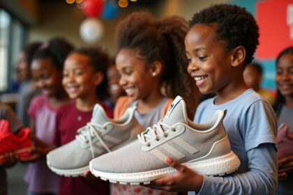 Anthony Edwards donates 150 pairs of shoes to students for the new school year