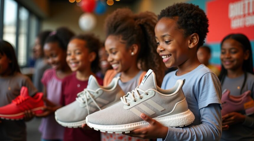 Anthony Edwards donates 150 pairs of shoes to students for the new school year