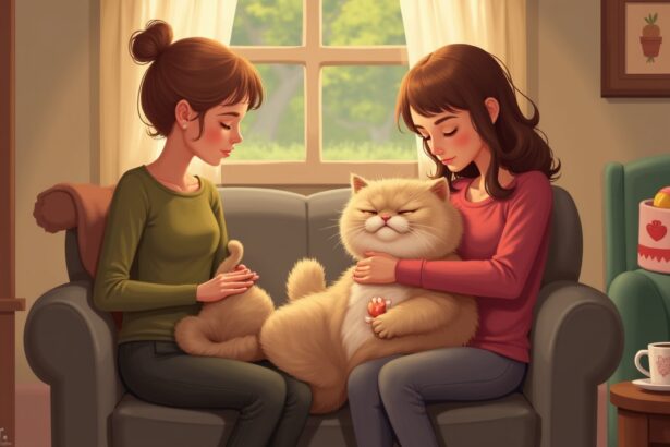 Cats might actually think you are their child and not the other way around