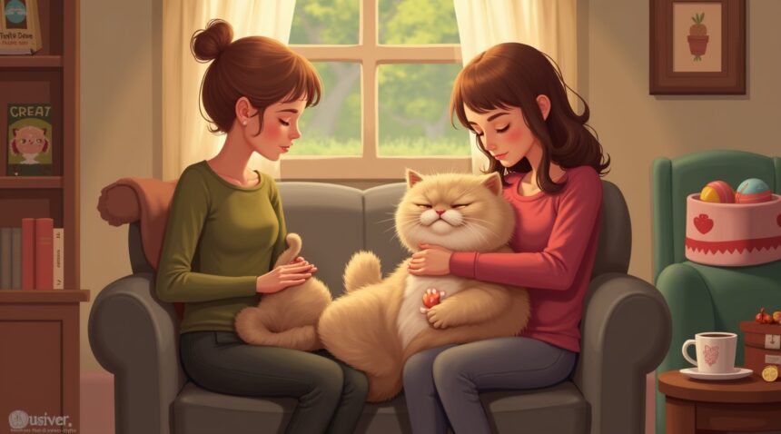 Cats might actually think you are their child and not the other way around