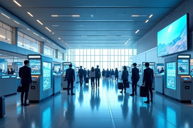 Chinese airpots utilize self-service E-gates, which clear passports, face, and fingerprints in seconds