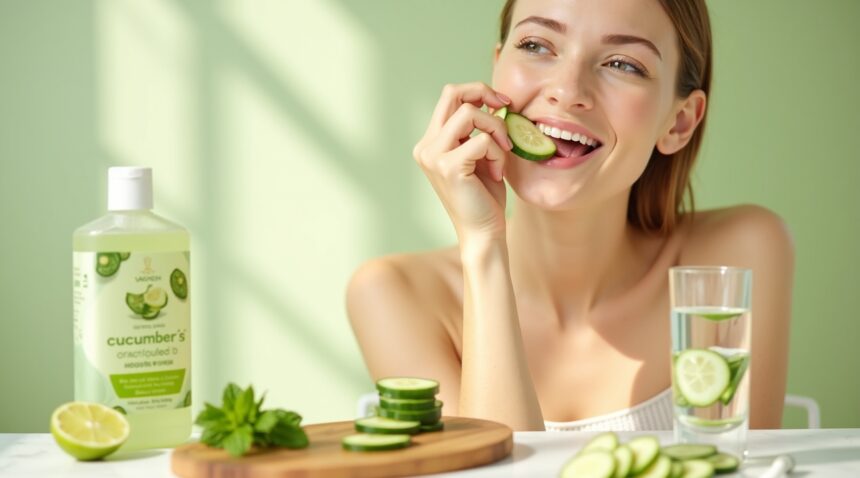 Cucumbers can freshen breath in 90 seconds and could be a possible alternative to moutwash or breath mints