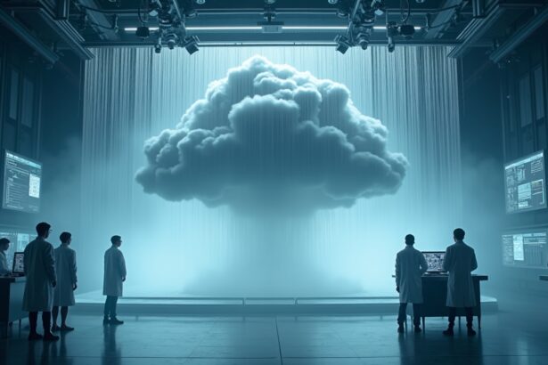 Dutch scientists made a cloud in a box that rains indoors just to study how sound affects droplets