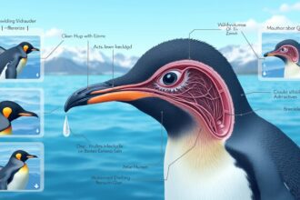 Penguins can drink seawater as special glands near their eyes filter out the salt