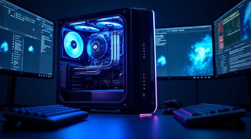 Pewdiepie built a nuclear supercomputer with 8 Nvidia RTX 4000 ADA Gpu's
