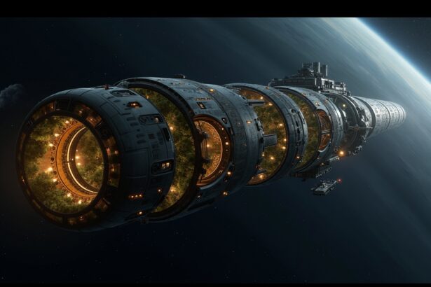 Proposed spacecraft could carry up to 2400 people on a one-way trip to the neartest star system: Alpha Centauri