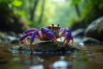 Rare purple princess crabs spotted in Thailand