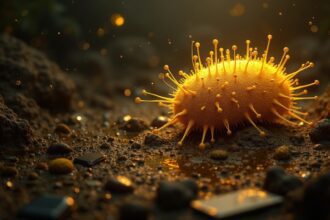 Scientists find a rare bacterium that eats toxic metals and produces pure gold