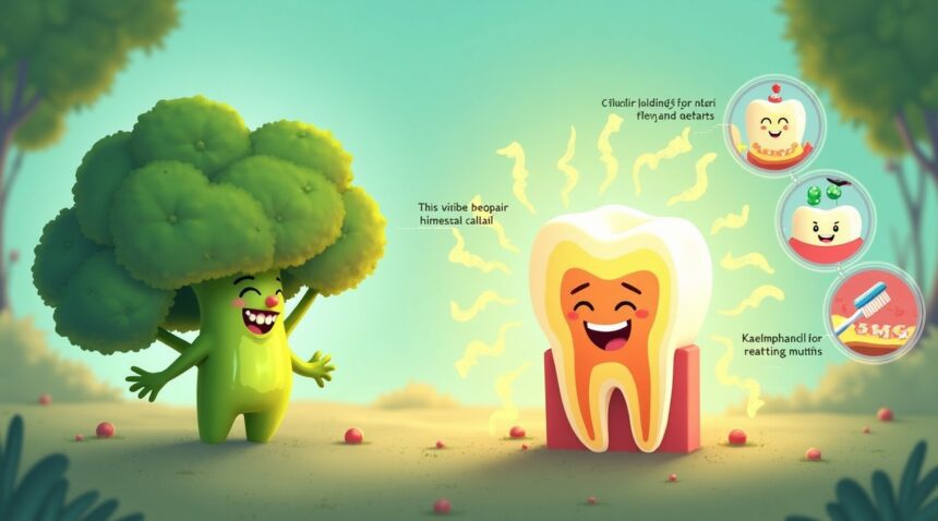 Scientists have found that broccoli may hold the secret to healthier teeth