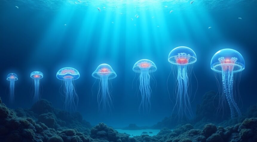 The immortal jellyfish can revert to its juvenile stage repeatedly