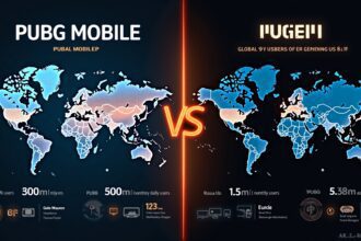 The player base in PUBG mobile as compared to PUBG on PC