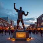 Tom Brady's statue has been unveiled outside the Gillette Stadium