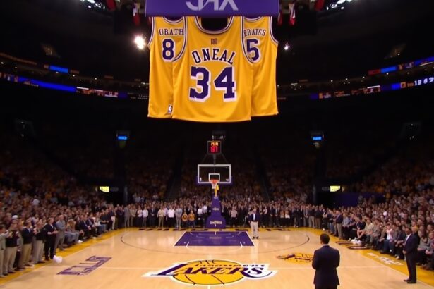Why Shaquille O'neal upset during his jersey retirement ceremony