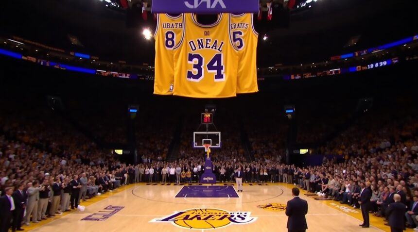 Why Shaquille O'neal upset during his jersey retirement ceremony