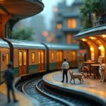 YouTuber spends 4 months building mini subway station for his cats