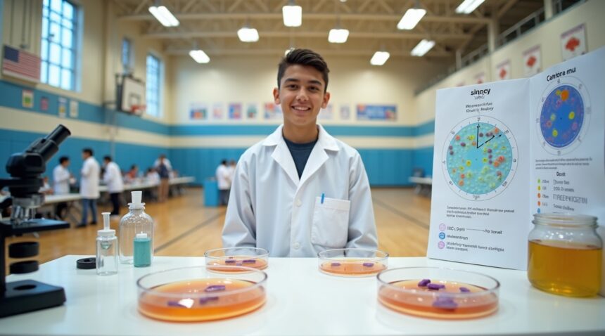 a high school freshman discovered that oregano oil outperforms amoxicillin in eliminating bacteria