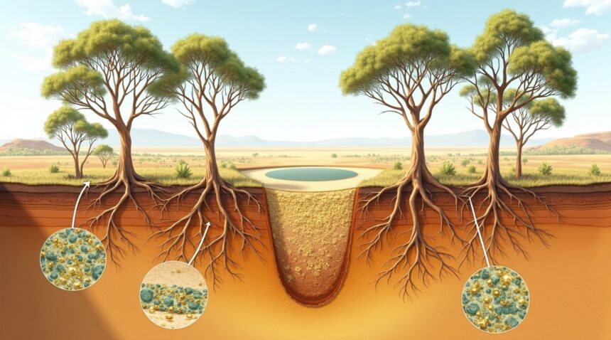 knowing more about how Eucalyptus trees act as natural gold detectors