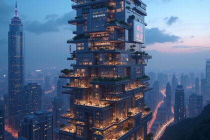 20,000 people live in eerie Black Mirror style building and have no reason to ever go outside