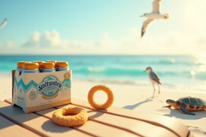 A Florida brewery made edible, compostable six-pack rings from grain leftovers