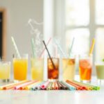 A startup made straws from sugar that melt into drinks after use