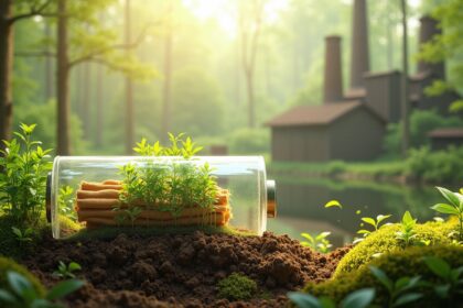 Canada's new biodegradable battery made from tree pulp, fully dissolves in soil, and leaves ni toxic waste