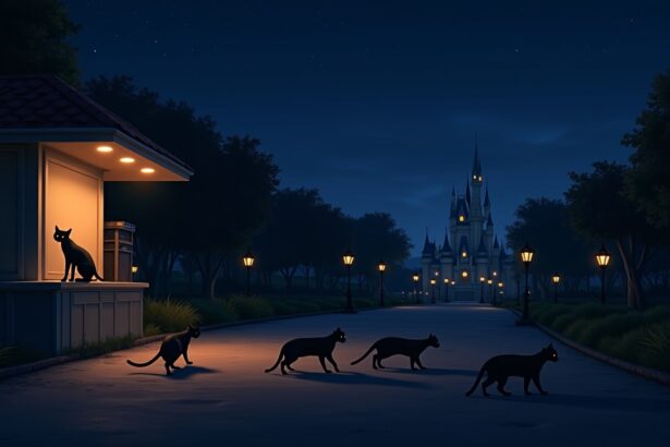Disney World allows feral cats to roam the park at night
