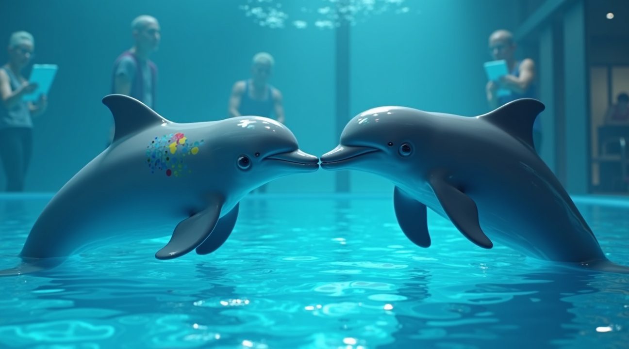 Dolphins are one of few animals able to recognise themselves in mirrors, showing self-awareness, a sign of higher intelligence