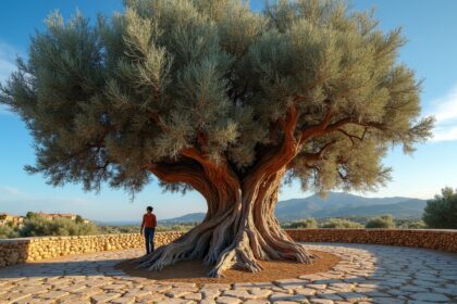 In Greece, ancient olive trees still produce fruite after more than 2000 years