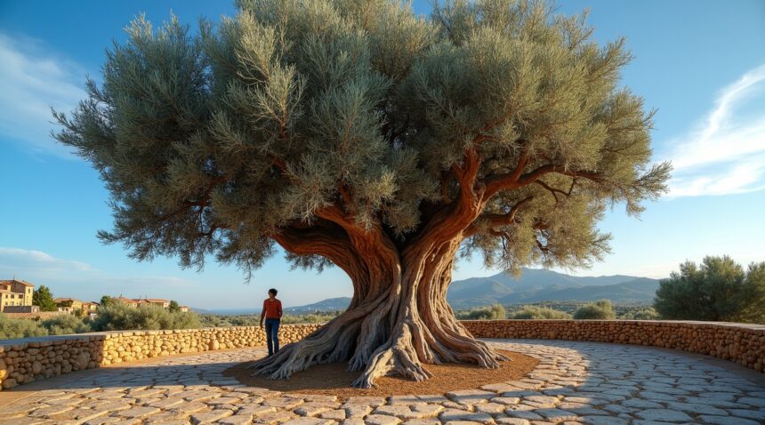 In Greece, ancient olive trees still produce fruite after more than 2000 years