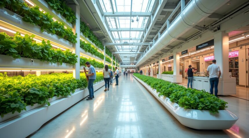 In the US, abandoned malls are becoming urban farms