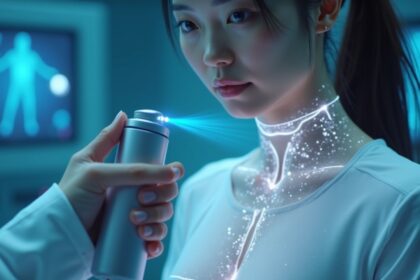 Japan has developed spray-on artificial skin that heals a lot