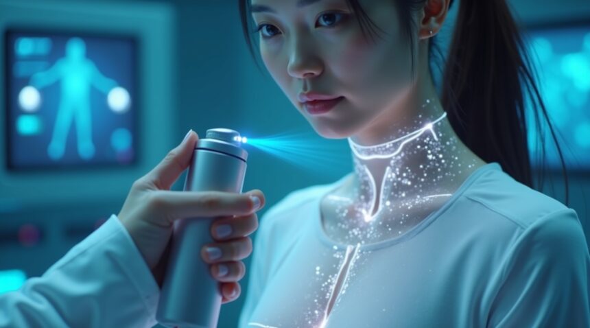Japan has developed spray-on artificial skin that heals a lot