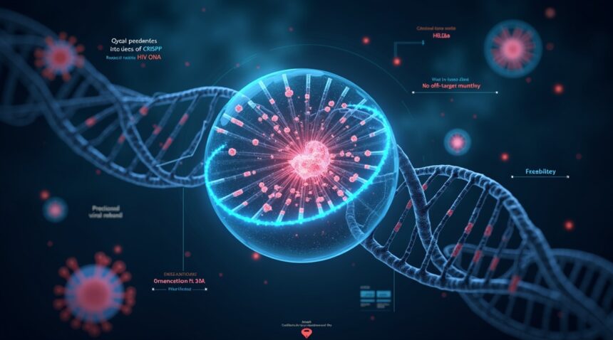 New CRISPR therapy removes HIV DNA from infected human cells and stops the virus from returning