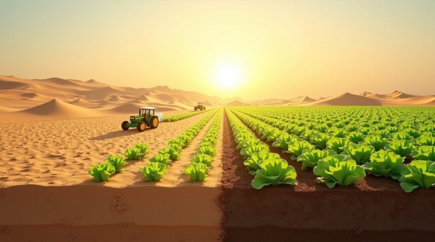 Norway designs a new liquid Nanoclay technology that turns dry sand into fertile soil within hours