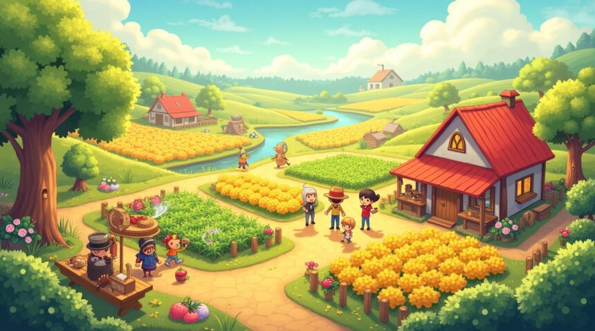 Palfarm is a Palworld spinoff that looks like a crossover of Pokemon and Stardew Valley