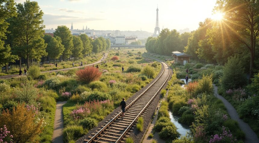 Paris converted abandoned railway tracks, including Petite Ceinture, into lush parks and urban farms
