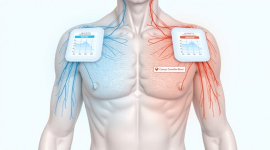 Placing something cold under your arms can activate the body's calming system