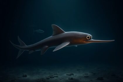 Scientists have discovered a ghost shark with translucent skin and glowing eyes near New Zealand